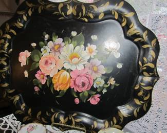Vintage Hand Painted Tole
