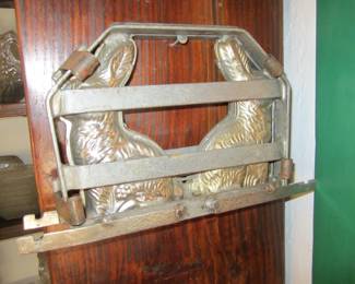 Vintage Double Bunny Chocolate Mold