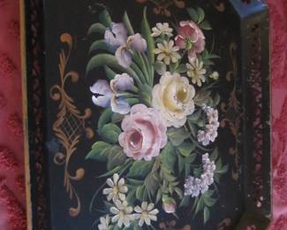 Vintage Hand Painted Tole