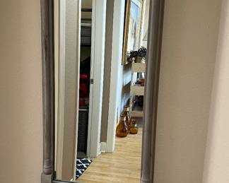 Hallway mirror gray