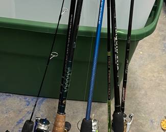 fishing rods/reels