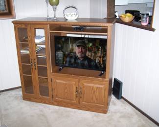ENTERTAINMENT CABINET--TV IS NOT FOR SALE