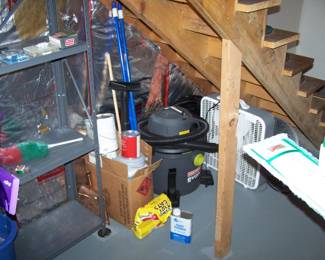 SHOP VAC, FAN & MISC.