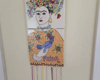 Tile Original 'Frida' signed by Artist. 