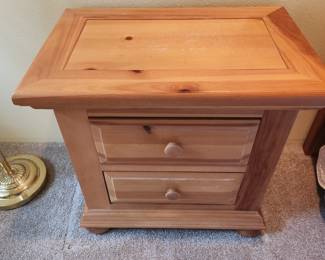 2 Pine Broyhill Bedside Cabinets