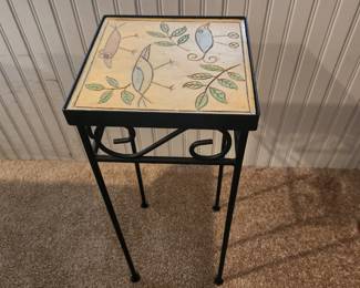 Sweet Wrought Iron/Tile Stand
