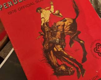 1976 Pendleton Round-Up Program.  