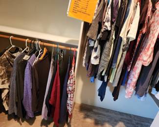 All sizes of Women's Clothes. Small to XL. 