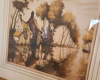 Signed and numbered - Framed Lithograph 