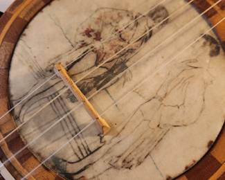 Handpainted Picture on Front. 