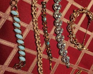 Vintage Bracelets. Coin Bag. 