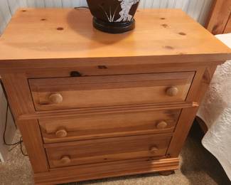 Broyhill Bedside  Pine Cabinet.