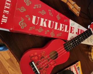 A Ukulele Jr in a Box. 