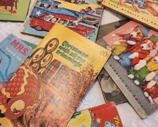 Many Vintage Children's Books. 