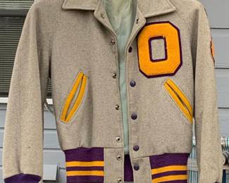 Youth size vintage letterman jacket