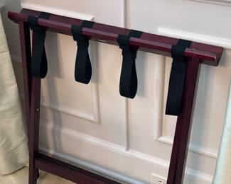 Wooden Luggage Rack....