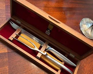 Gerber Carving Set in Wooden Box