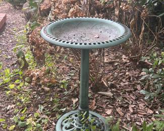 Iron Bird Bath....
