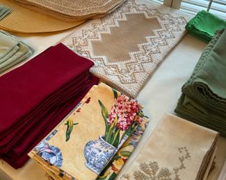 Linens, linens, and more linens!