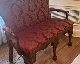 Ball and Claw Foot Settee.....