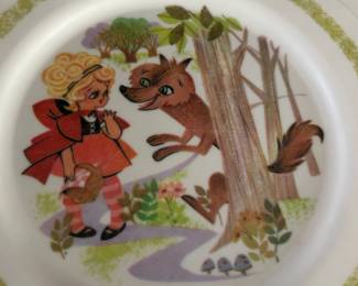 Vintage Child's Plate and Bowl!