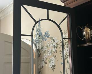 Cathedral Style Glass Doors with Trim!