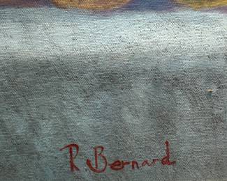 Signed by Artist, R. Bernard