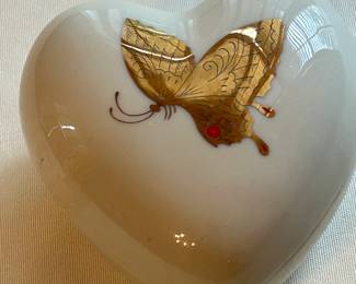 Heart Box with Gold Butterfly!
