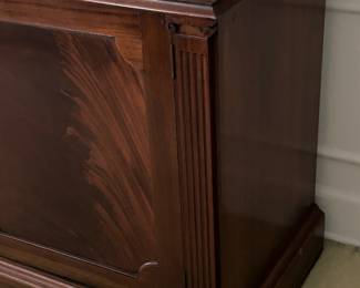 Flame Mahogany on lower doors!