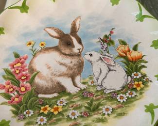 Set of Bunny Plates......