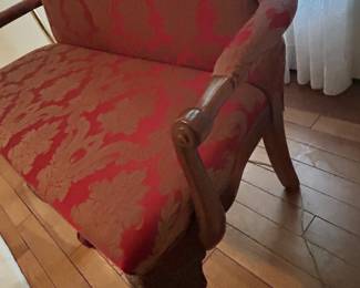 Nice Red and Gold Upholstery....like new!