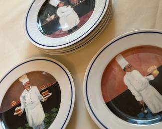 Williams Sonoma "Chef" plates....