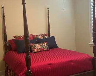 Beautiful Rice Bed with Tall Posts!