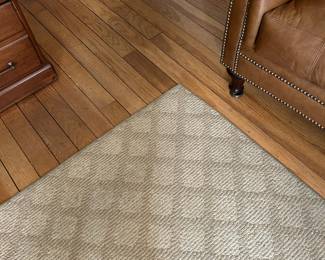 Beige on beige area rug!