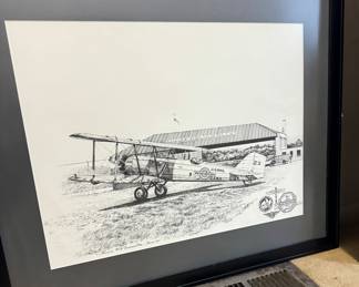 Artist Robert R. Auth framed, signed and numbered prints.