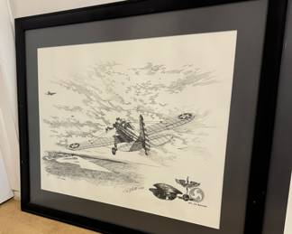 Artist Robert R. Auth framed, signed and numbered prints.