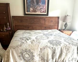 Cherry Custom Made King Bedroom Set.