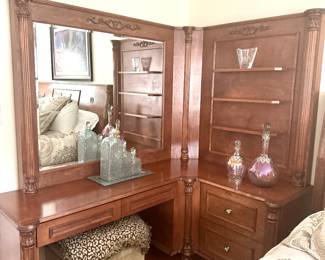 Cherry Custom Made King Bedroom Set.