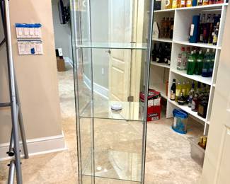 7 Foot (?) Glass Display Cabinet