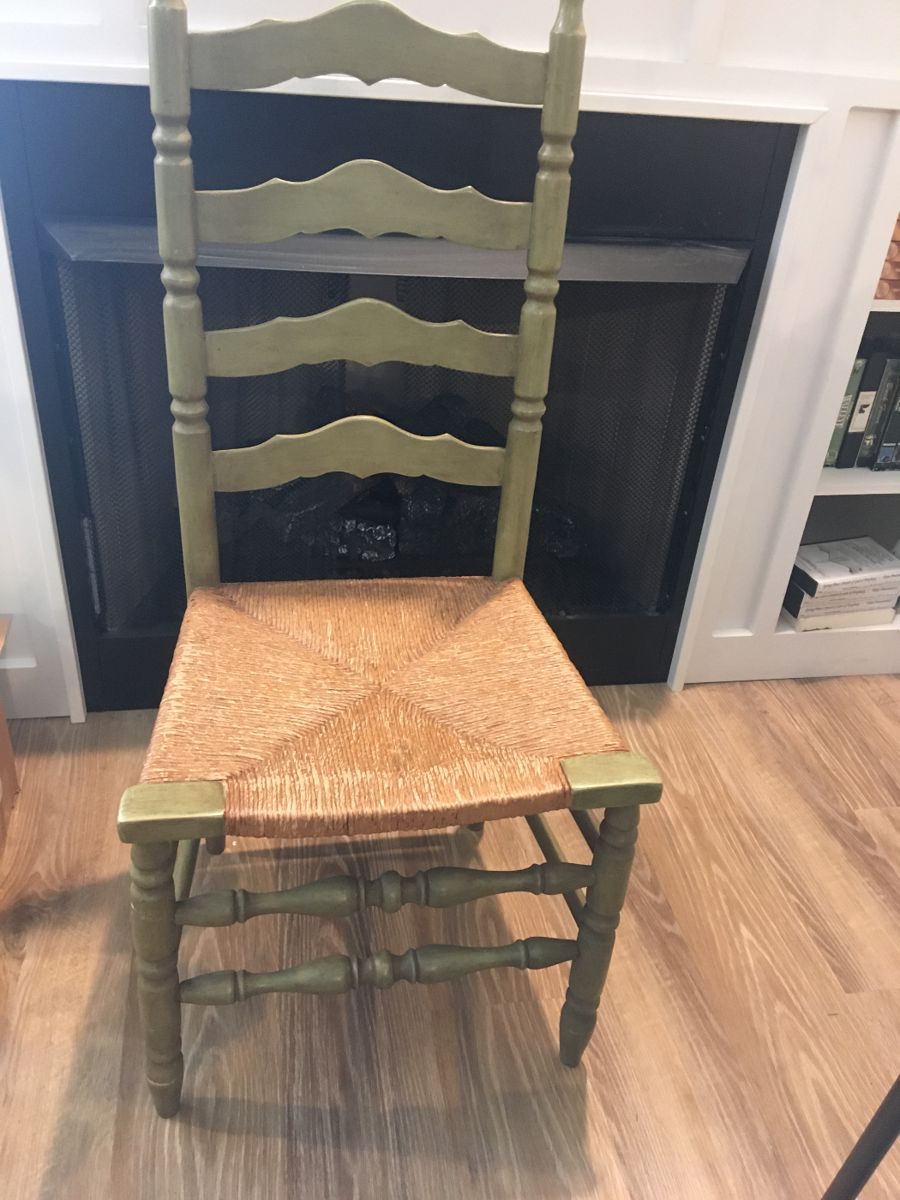 Vintage green chair