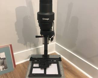 Omega C-700 darkroom condenser with enlarger stand
