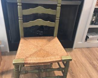 Vintage green chair