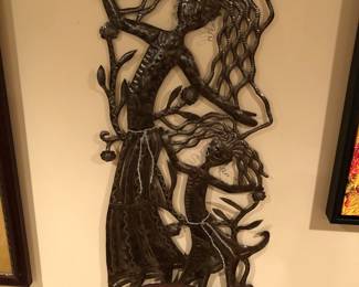 Haitian metal art