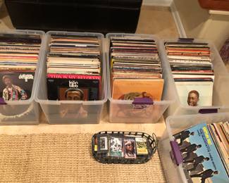 Many vintage LPs