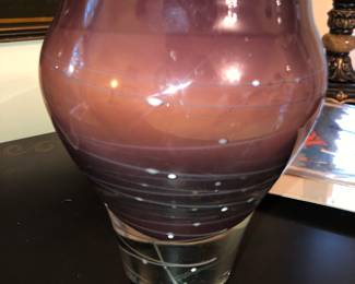 Mark Sudduth 9” art glass vase