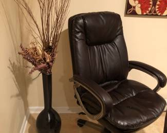 Leather office chair