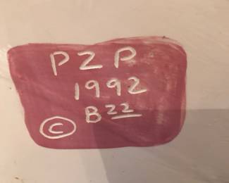 Bottom of vase by Vase by Patricia Zinsmeister Parker