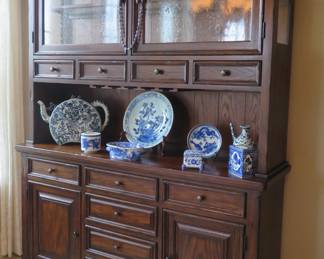I know china cabinets are big, but this one is really lovely! It's Eddie Bauer by Lane.