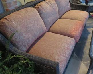 Wicker sofa - cushions need repair or replacements
