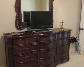Dresser with mirror